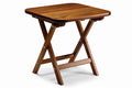 **Vouwbare Houten Tafel met Vierkante Blad**