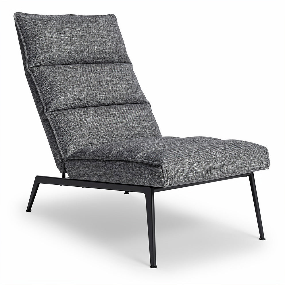 Moderne Relax Fauteuil met Verstelbare Rugleuning en Staalframe
